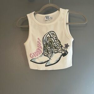Graphic tank top